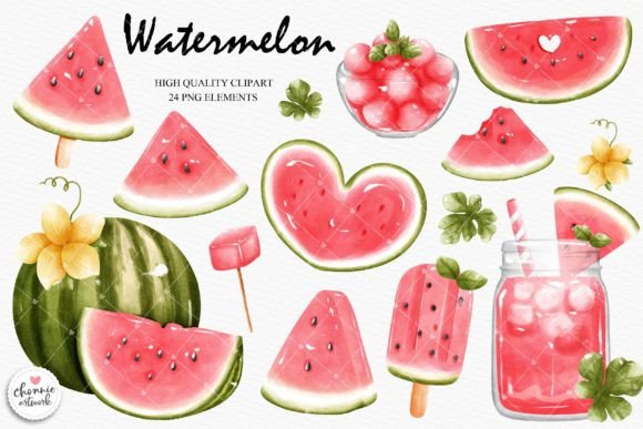 Download Watermelon Clipart, Pink Watermelon - Watermelon Collection