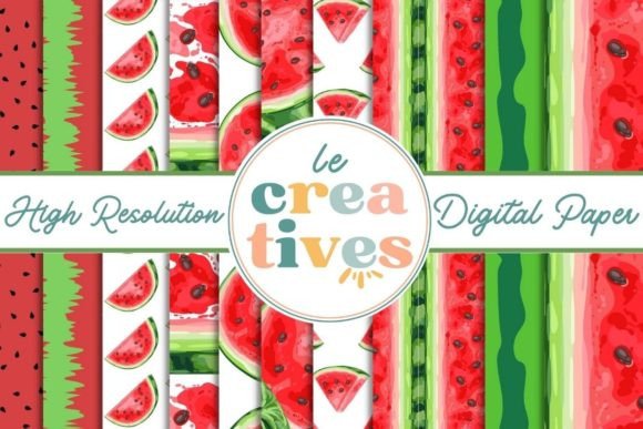 Download WATERMELON DIGITAL PAPER - Watermelon Collection