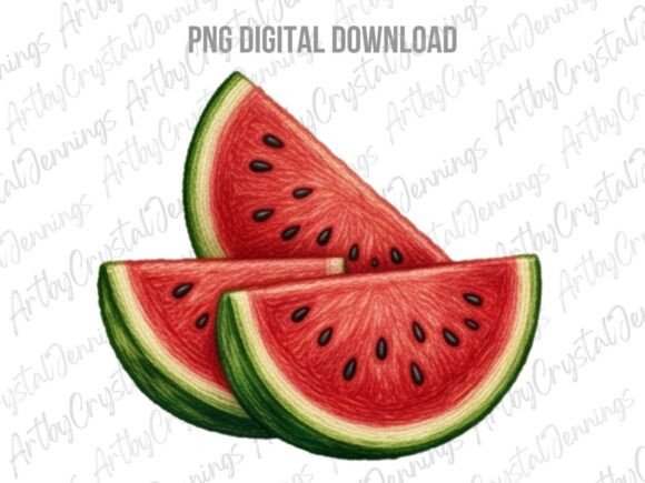 Download Watercolor Watermelon Slices Fruit PNG - Watermelon Collection