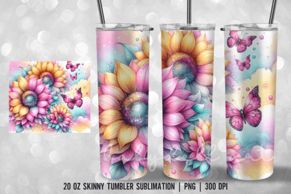 Download Sunflower Glitter Sublimation Tumbler - Glitter sublimation Collection