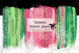 Download Watermelon Watercolor Elements Clipart - Watermelon Collection