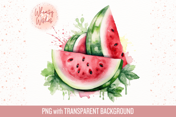 Download Watermelon Watercolor Sublimation Art - Watermelon Collection